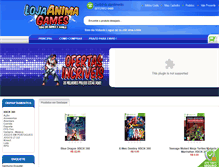 Tablet Screenshot of lojanimagames.com